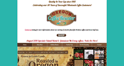 Desktop Screenshot of oregoncoffee.com